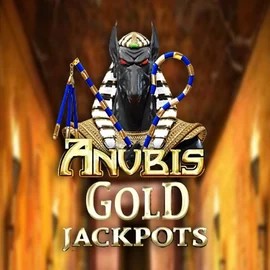 Official Jackpots logo: Anubis Gold Jackpots by Inspired Gaming at Rabbit Reel Casino
