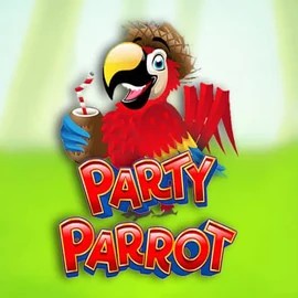 Party Parrot logo by Rival at Rabbit Reel CasinoParty Parrot