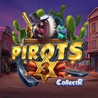 Pirots 3 logo by ELK Studios Rabbit Reel Casino