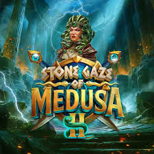 Slots logo of Stone Gaze of Medusa 2 from Stakelogic at Rabbit Reel Casino