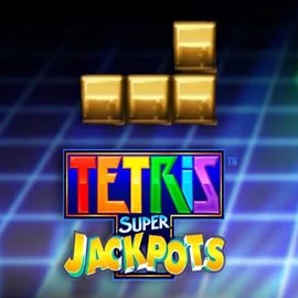 Tetris Super Jackpots slot visual from WMS available on rabbitreelcasino.eu